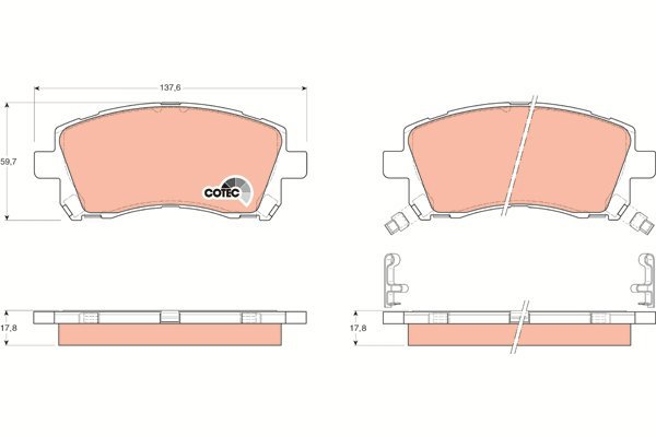 TRW Brake Pads GDB3217 - Brake Pads