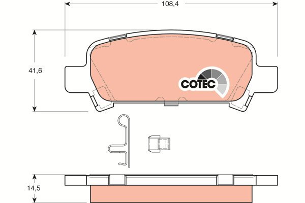 TRW Brake Pads GDB3223 - Brake Pads