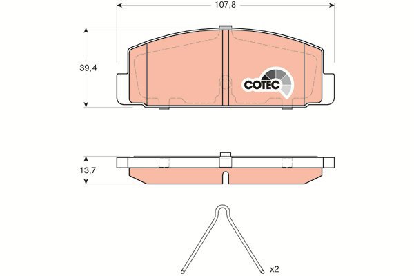 TRW Brake Pads GDB3311 - Brake Pads