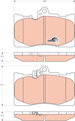 TRW Brake Pads GDB3398 - Brake Pads