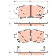 TRW Brake Pads GDB3437 - Brake Pads