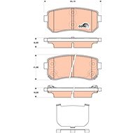 TRW Brake Pads GDB3474 - Brake Pads