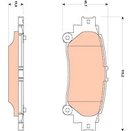TRW Brake Pads GDB3497 - Brake Pads