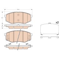 TRW Brake Pads GDB3553 - Brake Pads
