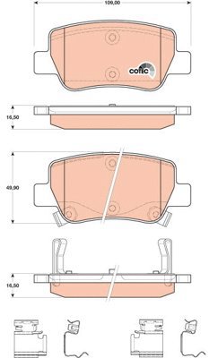 TRW Brake Pads GDB4175 - Brake Pads