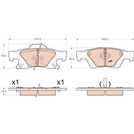 TRW Brake Pads GDB4448 - Brake Pads