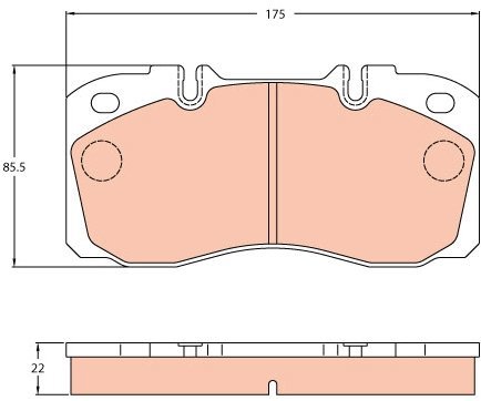 TRW Brake Pads GDB5068 - Brake Pads