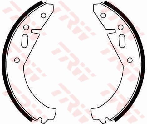TRW Brake Shoe Set GS8141 - Brake Shoes