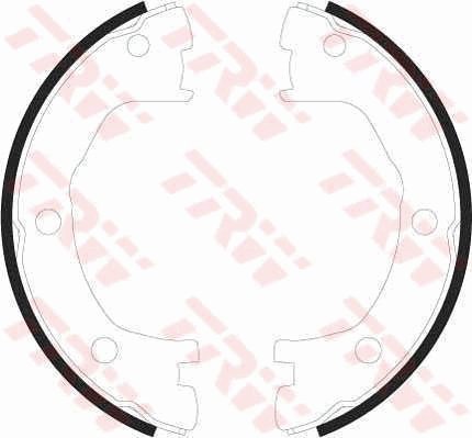 TRW Brake Shoe Set GS8440 - Brake Shoes