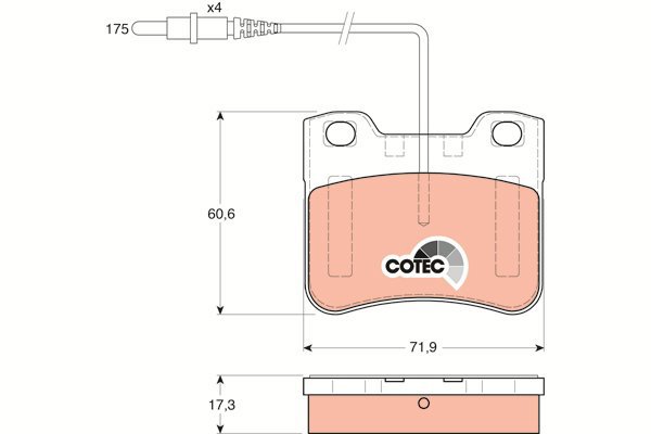 TRW Brake Pads GDB1031 - Brake Pads