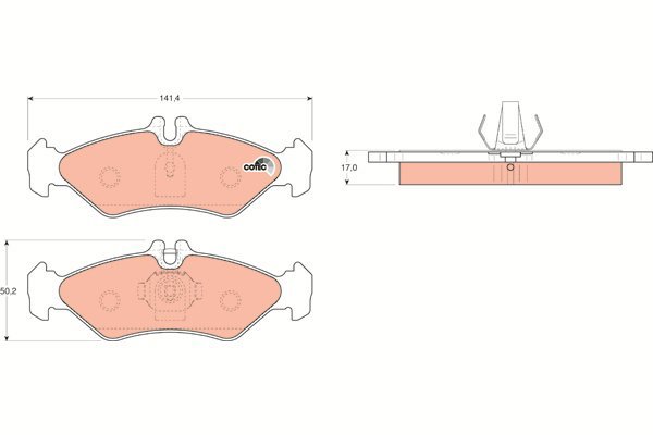 TRW Brake Pads GDB1262 - Brake Pads