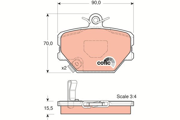 TRW Brake Pads GDB1365 - Brake Pads