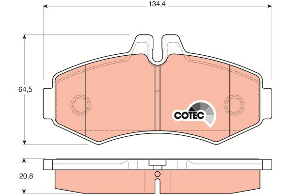 TRW Brake Pads GDB1373 - Brake Pads