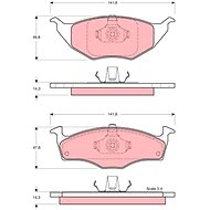 TRW Brake Pads GDB1375 - Brake Pads