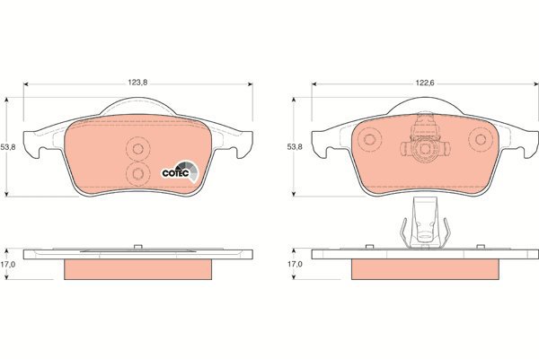 TRW Brake Pads GDB1389 - Brake Pads