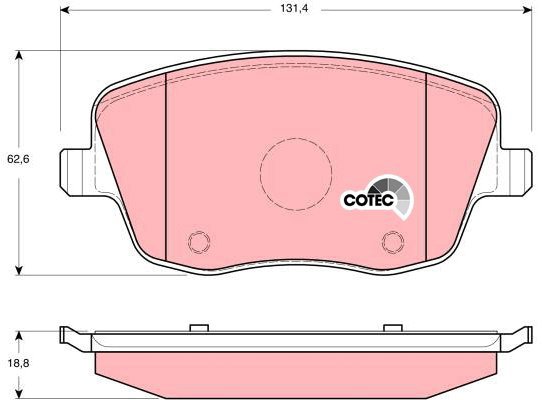 TRW Brake Pads GDB1414 - Brake Pads