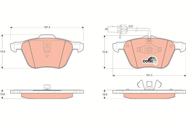 TRW Brake Pads GDB1460 - Brake Pads