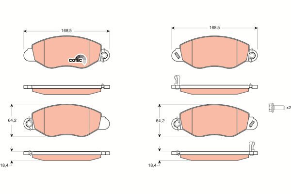 TRW Brake Pads GDB1461 - Brake Pads