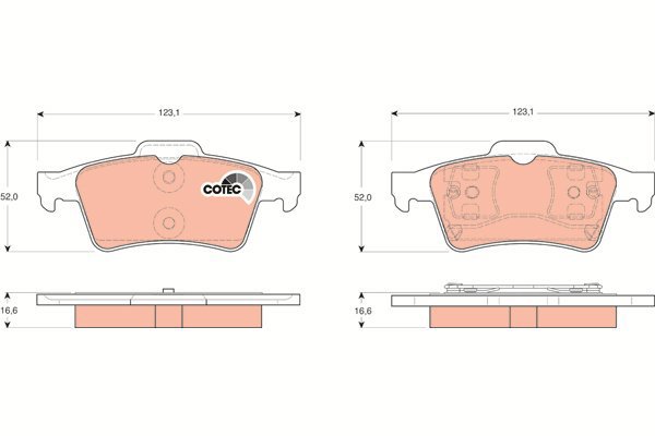 TRW Brake Pads GDB1469 - Brake Pads