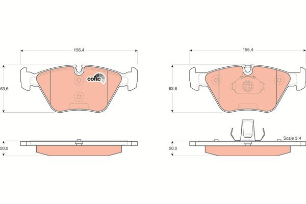 TRW Brake Pads GDB1531 - Brake Pads