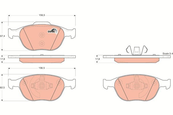 TRW Brake Pads GDB1532 - Brake Pads