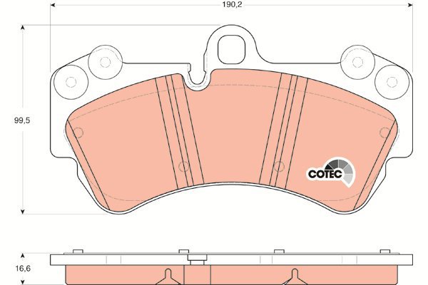 TRW Brake Pads GDB1547 - Brake Pads