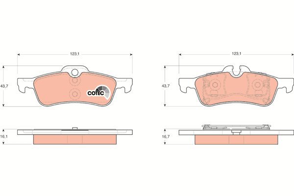 TRW Brake Pads GDB1561 - Brake Pads