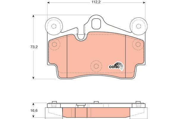 TRW Brake Pads GDB1653 - Brake Pads