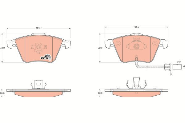 TRW Brake Pads GDB1659 - Brake Pads