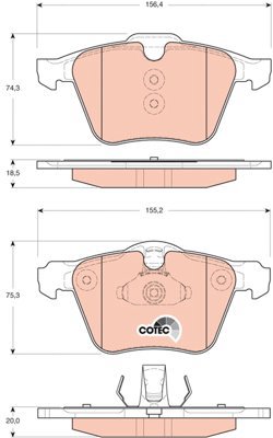 TRW Brake Pads GDB1684 - Brake Pads