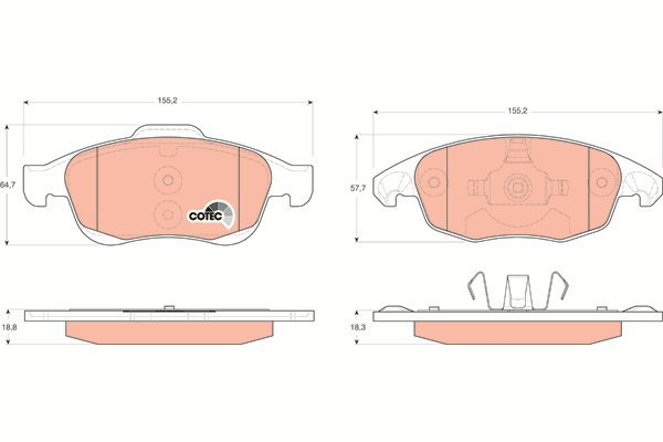 TRW Brake Pads GDB1690 - Brake Pads