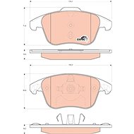 TRW Brake Pads GDB1691 - Brake Pads