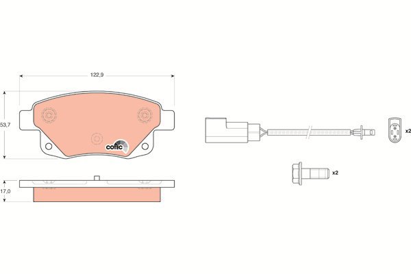 TRW Brake Pads GDB1725 - Brake Pads