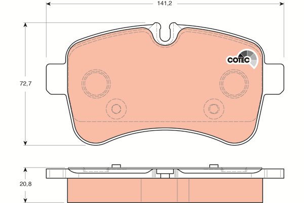 TRW Brake Pads GDB1748 - Brake Pads
