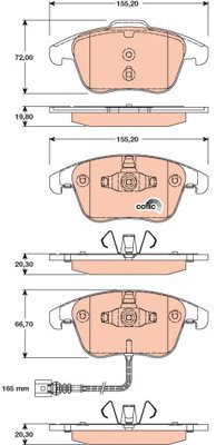 TRW Brake Pads GDB1762 - Brake Pads