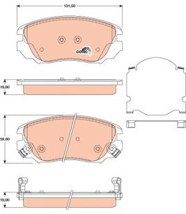 TRW Brake Pads GDB1782 - Brake Pads