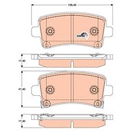 TRW Brake Pads GDB1784 - Brake Pads