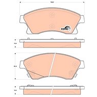 TRW Brake Pads GDB1843 - Brake Pads