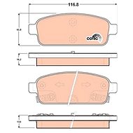 TRW Brake Pads GDB1844 - Brake Pads