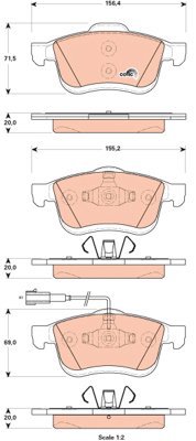 TRW Brake Pads GDB1864 - Brake Pads