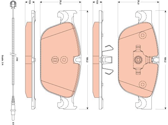 TRW Brake Pads GDB1889 - Brake Pads