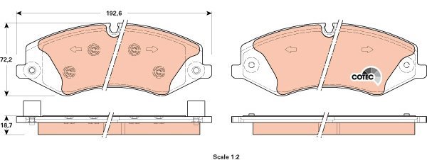 TRW Brake Pads GDB1898 - Brake Pads