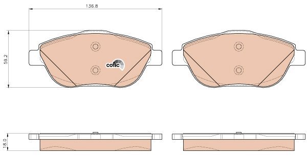 TRW Brake Pads GDB1926 - Brake Pads