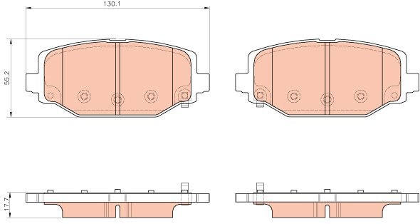 TRW Brake Pads GDB1936 - Brake Pads