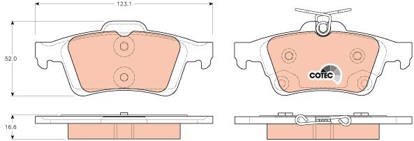 TRW Brake Pads GDB1938 - Brake Pads