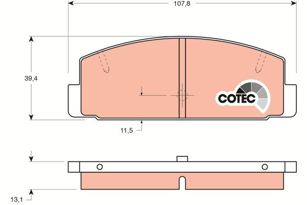 TRW Brake Pads GDB3088 - Brake Pads