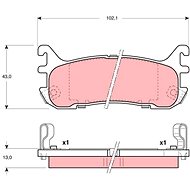 TRW Brake Pads GDB3129 - Brake Pads