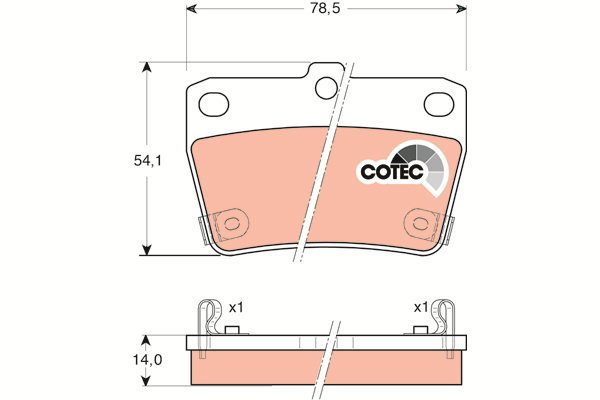 TRW Brake Pads GDB3279 - Brake Pads