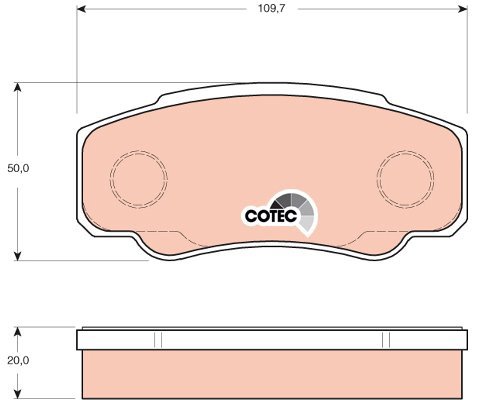 TRW Brake Pads GDB3441 - Brake Pads