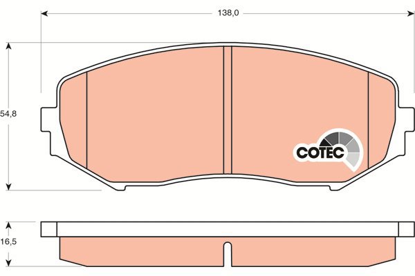 TRW Brake Pads GDB3443 - Brake Pads